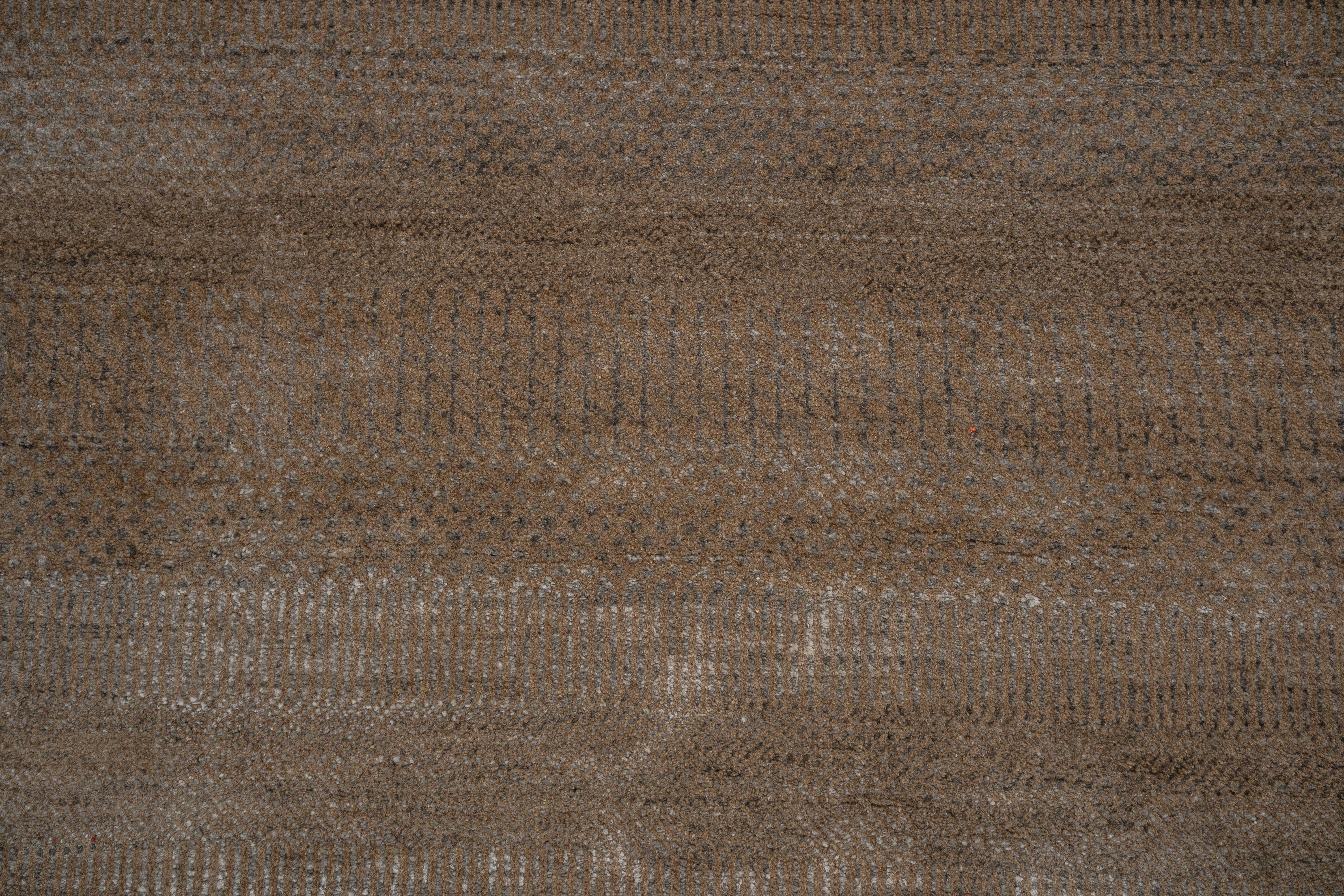 Handknotted Carpet, DIA- 1049 MCN,  Brown & Coffee